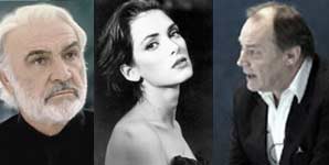 EMBERS: Sean Connery,Winona Ryder y  Klaus Maria Brandauer